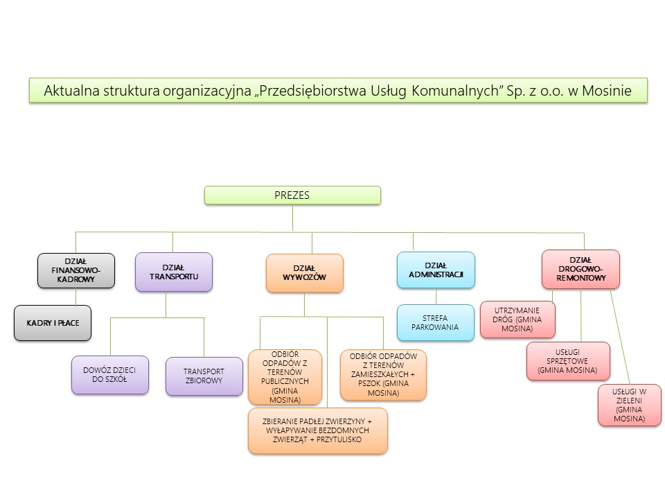 Struktura organizacyna PUK